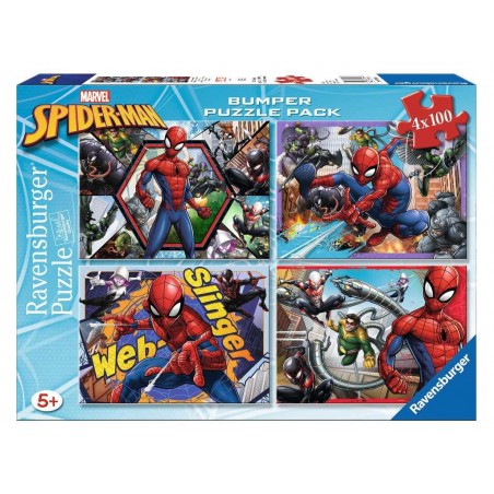 PUZZLE 4 X 100 SPIDERMAN