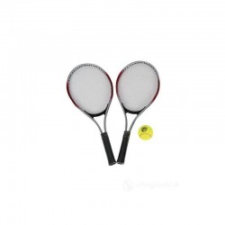 Pack de 2 Raquetas de tenis con pelota
