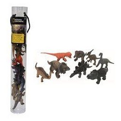 NATIONAL GEOGRAFIC TUBO DINOSAURIOS 10 PZ