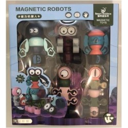 Robots magnéticos apilables Pack 5 