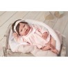 REBORN 45 CM VALENTINA CON MANTA Y PELUCHE