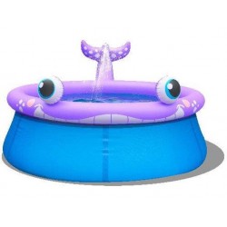 PISCINA BALLENA 175X50 CON LANZADOR DE AGUA