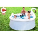 PISCINA CISNE 175X50 CM CON LANZADOR DE AGUA