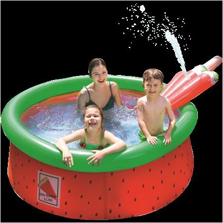 PISCINA MELON 175X50 CM CON LANZADOR DE AGUA