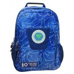 MOCHILA COLEGIAL BAGOOSE DOLPHINS EARTH 43 CM