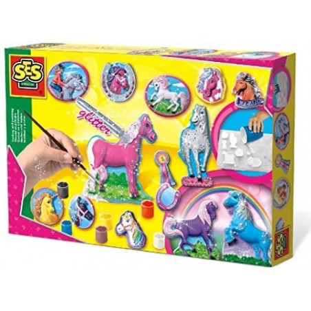 MOLDEAR Y PINTAR ESCAYOLA CABALLOS