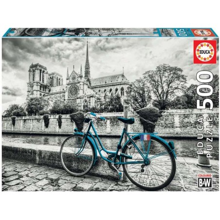 PUZZLE 500 BICICLETA CERCA DE NOTRE DAME