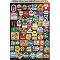 PUZZLE 1500 ETIQUETAS DE CERVEZA
