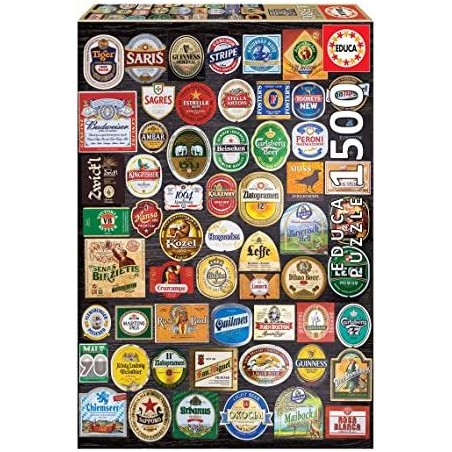 PUZZLE 1500 ETIQUETAS DE CERVEZA