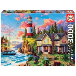 PUZZLE 3000 FARO CERCA DEL OCEANO