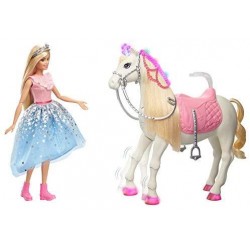 BARBIE MUÑECA PRINCESA Y SU CABALLO