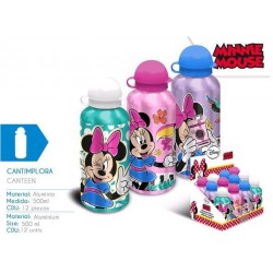 MINNIE BOTELLA ALUMINIO 500 ML 1 UNIDAD