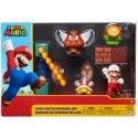 SUPER MARIO SET CASTILLO DE LAVA CON FIGURA