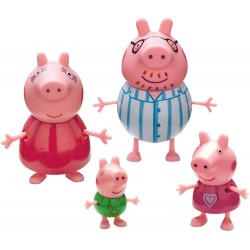 PACK 4 FIGURAS FAMILIA PIG