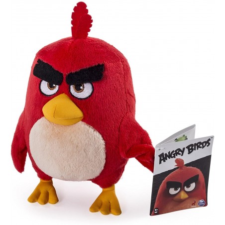 ANGRY BIRDS PELUCHE 20CM Rojo