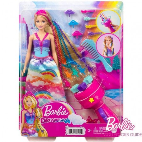 Barbie Dreamtopia Princesa Trenzas Con Accesorio