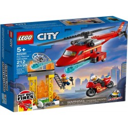 Lego City Helicóptero de Rescate de Bomberos 60281 