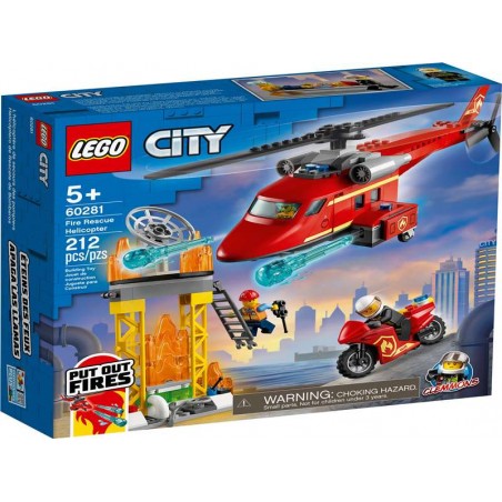 Lego City Helicóptero de Rescate de Bomberos 60281 