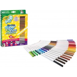 CRAYOLA PETS 36 ROTUS SUPER PUNTA LAVABLES