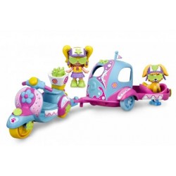 PIN Y PON MY PUPPY & ME MOTO CON REMOLQUE