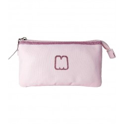 PORTATODO TRIPLE MARSHMALLOW HALF GLITTER PINK