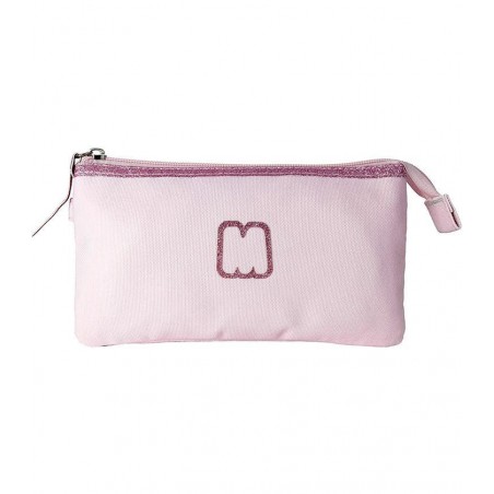 PORTATODO TRIPLE MARSHMALLOW HALF GLITTER PINK