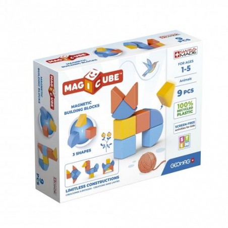 GEOMAG MAGICCUBE ANIMALS 9 PZAS