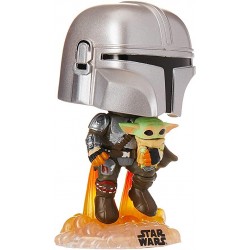 FUNKO POP STAR WARS THE MANDALORIANO MANDO FLY
