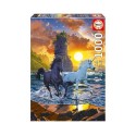 PUZZLE 1000 UNICORNIOS EN LA PLAYA 