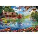 PUZZLE 5000 CASITA DEL LAGO
