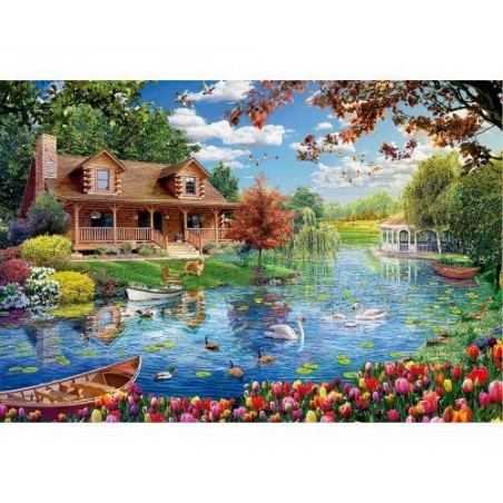 PUZZLE 5000 CASITA DEL LAGO
