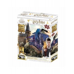 Harry Potter Puzzle para Rascar Hogwarts Dia y Noche 500 Piezas