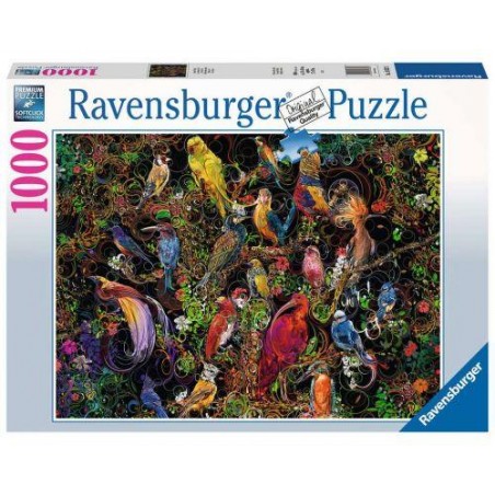 PUZZLE 1000 PZAS AVES DE ARTE