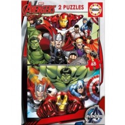 PUZZLE 2 X 48 AVENGERS 