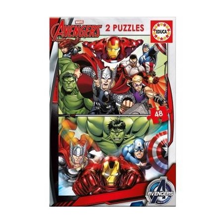 PUZZLE 2 X 48 AVENGERS 