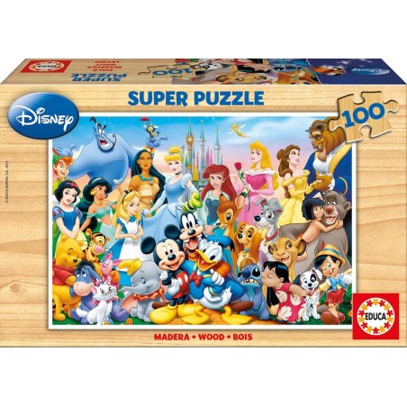 PUZZLE 100 EL MARAVILLOSO MUNDO DISNEY
