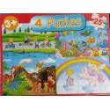 EDIPLAY 4 PUZZLES FANTASIA 25 pzs MODELOS SURTIDOS