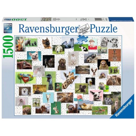 PUZZLE 1500 PZAS COLLAGE DE ANIMALES