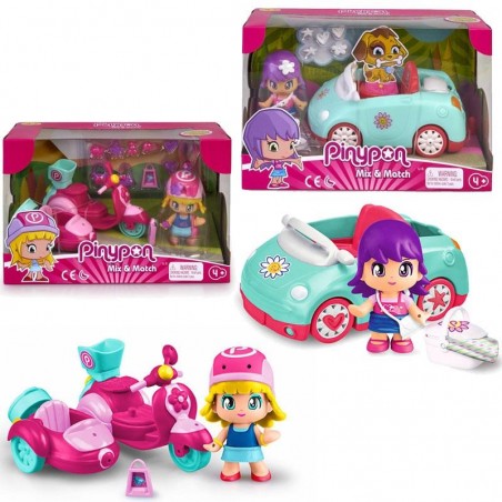 PIN Y PON COCHE O MOTO SURTIDO 1 UNIDAD