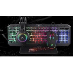 Combo Gaming Auriculares Teclado y Raton 