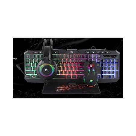 Combo Gaming Auriculares Teclado y Raton 