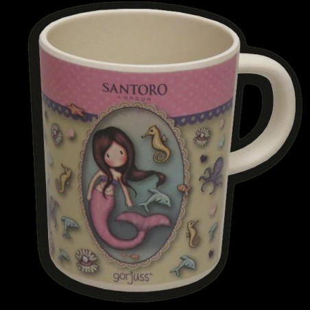 TAZA BAMBU EN CAJA REGALO GORJUSS SO NICE TO SEA YOU