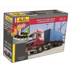 1/32 VOLVO F-12 20 GLOBE TROTTER Y CONTAINER