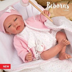 REBORN 40 CM ELENA ROSA CON MANTA