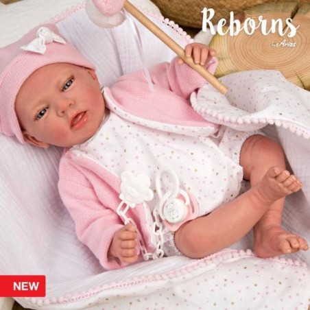 REBORN 40 CM ELENA ROSA CON MANTA