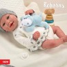 REBORN 45 CM MARTIN CON MANTA Y PELUCHE