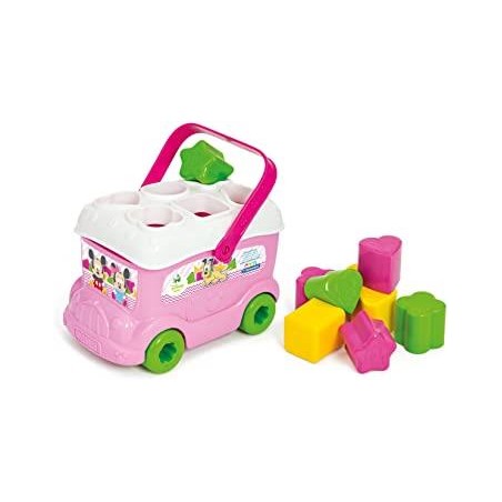 MINNIE AUTOBUS FORMAS Y COLORES