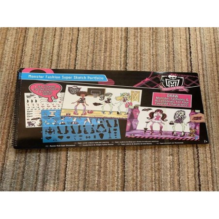 MONSTER HIGH MEGA CUADERNO DE DISEÑO