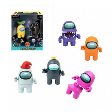 Among Us Pack 2 Figuras de Acción Surtido