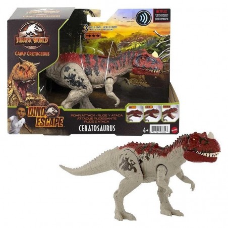 Jurassic World Ataque Rugido Dinosaurio Ceratosaurus